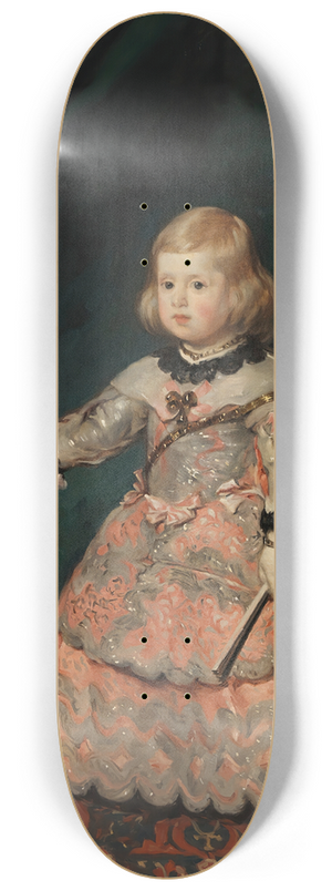 Helene Schjerfbeck - Infanta Maria Teresia, copy after Velzquez 8.25 inch art skate deck