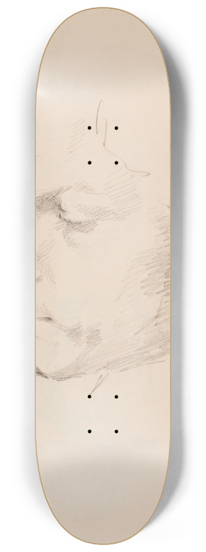 Helene Schjerfbeck - Mauritz Maexmontan, kasvot 8.25 inch art skate deck