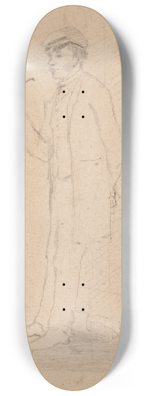 Helene Schjerfbeck - Nuori mies ja piippu 8.25 inch art skate deck