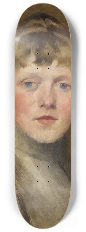 Helene Schjerfbeck - Self-Portrait 8.25 inch art skate deck