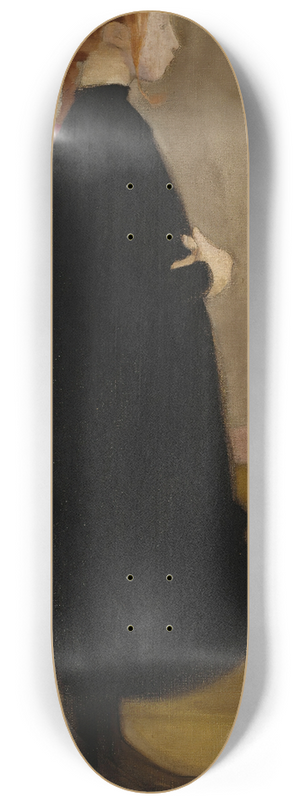 Helene Schjerfbeck - The School Girl Ii (Girl In Black) 8.25 inch art skate deck