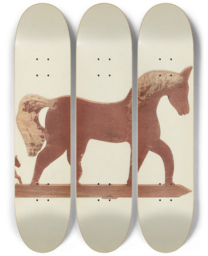 Triptych art skateboard deck of John Sullivan Weather Vane_2 by John Sullivan