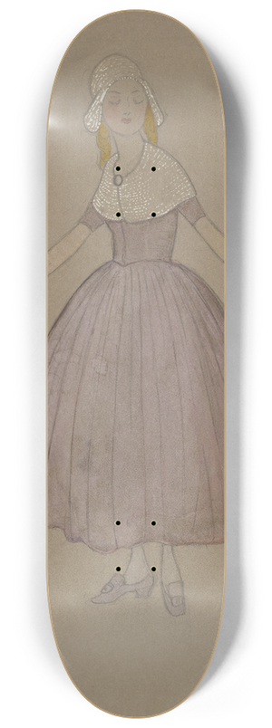 Helen Marguerite O'Kane - Love Lamp Number-English 8.25 inch art skate deck
