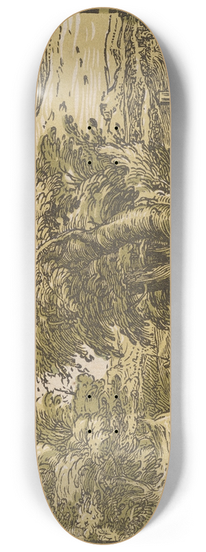 Hendrick Goltzius - Landschaft Mit Hirtenpaar 8.25 inch art skate deck