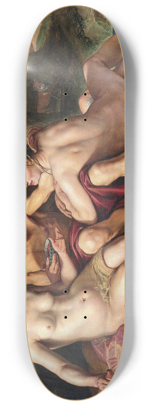 Hendrick Goltzius - Lot and his Daughters 8.25 inch art skate deck Hendrick Goltzius - Lot and his Daughters 8.25 inch art skate deck