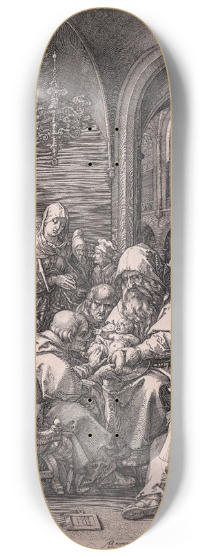 Hendrick Goltzius - The Circumcision 8.25 inch art skate deck