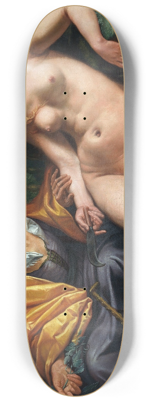 Hendrick Goltzius - Vertumnus and Pomona 8.25 inch art skate deck Hendrick Goltzius - Vertumnus and Pomona 8.25 inch art skate deck