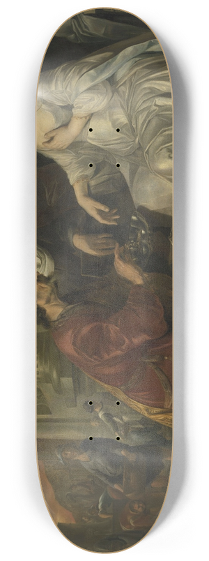 Hendrick Heerschop - Rebecca Receiving Presents from Abrahams Servant 8.25 inch art skate deck