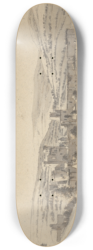 Hendrik Danckerts - Caerphilly Castle 8.25 inch art skate deck
