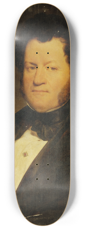 Hendrik Scheffer - Portrait dhomme. 8.25 inch art skate deck Hendrik Scheffer - Portrait dhomme. 8.25 inch art skate deck