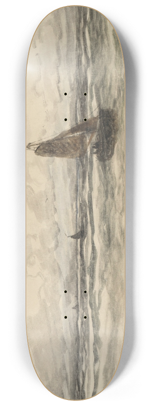 Hendrik Willem Mesdag - Bomschuiten op zee 8.25 inch art skate deck