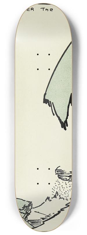 Hendrik Willem Van Loon - Gradually however the earth grew cold 8.25 inch art skate deck