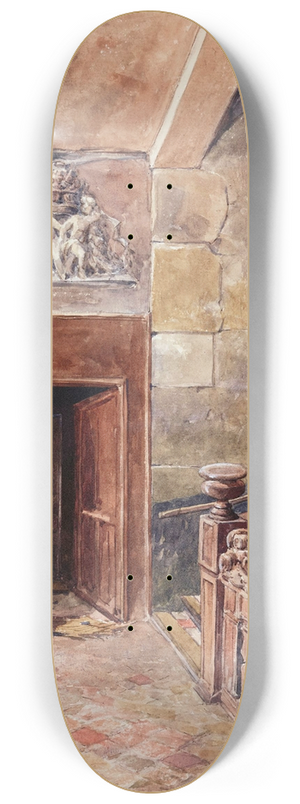 Henri Berthaut - Maison n27 rue du Jour, palier de lescalier du premier tage 8.25 inch art skate deck