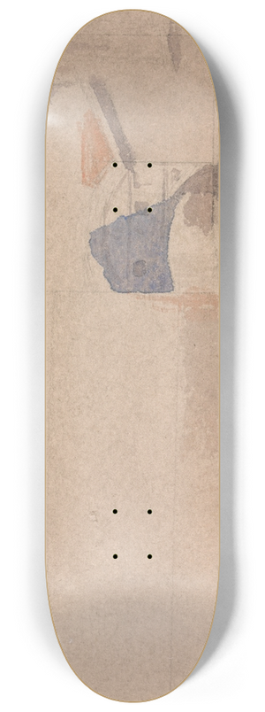 Alfred George Stevens - The Bridge of Sighs, Venice 8.25 inch art skate deck