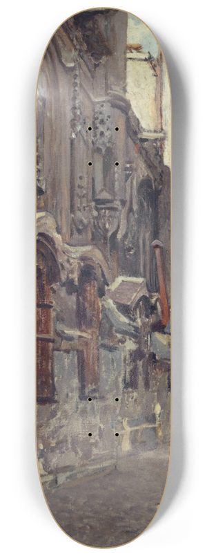 Henri Dabadie - Les Charniers de lglise Saint-Gervais-Saint-Protais 8.25 inch art skate deck