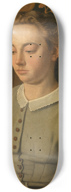 Henri de Braekeleer - Betsy De Braekeleer, the Painters Sister 8.25 inch art skate deck