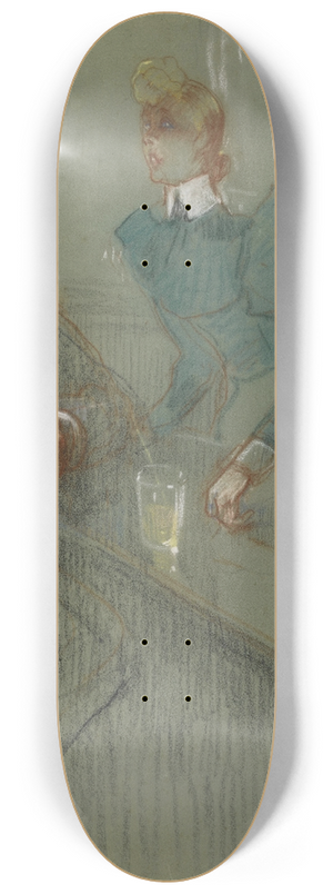 Henri de Toulouse-Lautrec - Bar-maid 8.25 inch art skate deck