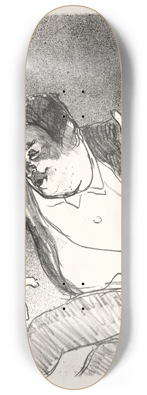 Henri de Toulouse-Lautrec - Caudieux 8.25 inch art skate deck