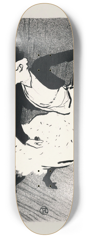 Henri de Toulouse-Lautrec - LE CAFE CONCERT 8.25 inch art skate deck Henri de Toulouse-Lautrec - LE CAFE CONCERT 8.25 inch art skate deck