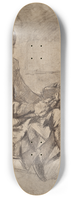 Henri de Toulouse-Lautrec - Mademoiselle Batrix Tapi de Cleyran 8.25 inch art skate deck Henri de Toulouse-Lautrec - Mademoiselle Batrix Tapi de Cleyran 8.25 inch art skate deck