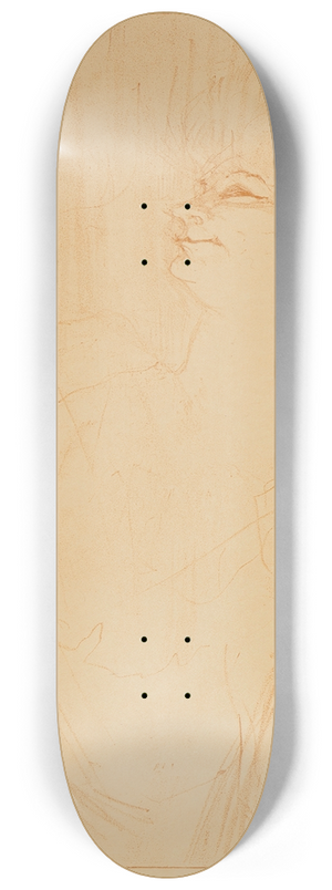 Henri de Toulouse-Lautrec - Yvette Guilbert pl 4 8.25 inch art skate deck Henri de Toulouse-Lautrec - Yvette Guilbert pl 4 8.25 inch art skate deck
