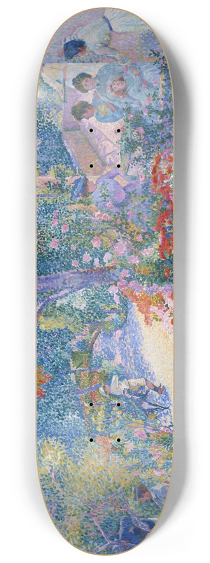 Henri-Edmond Cross - Afternoon in the Garden 8.25 inch art skate deck Henri-Edmond Cross - Afternoon in the Garden 8.25 inch art skate deck
