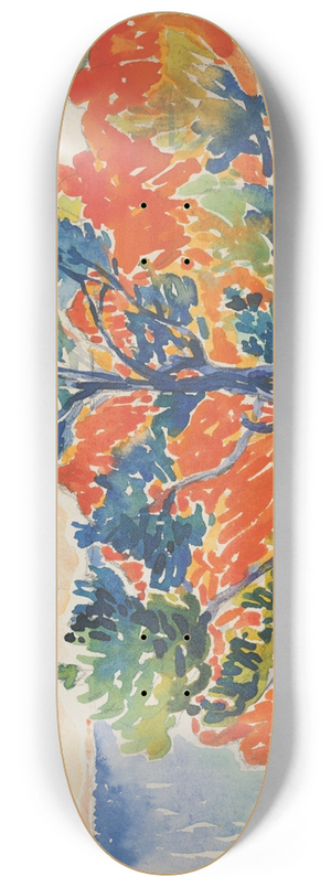 Henri-Edmond Cross - Les Roches rouges  Agay 8.25 inch art skate deck