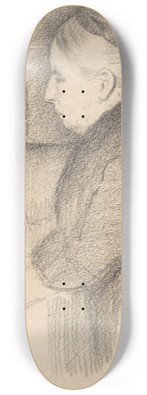 Henri-Edmond Cross - Portrait of the Artists Mother 8.25 inch art skate deck Henri-Edmond Cross - Portrait of the Artists Mother 8.25 inch art skate deck