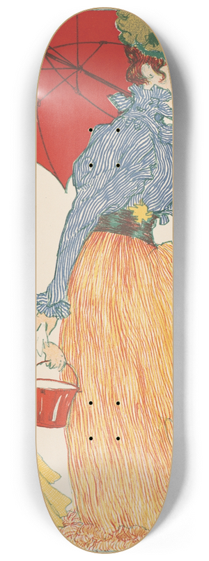 Henri Evenepoel - Au Square 8.25 inch art skate deck