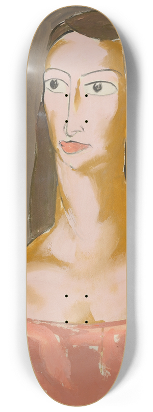 Alfred Henry Maurer - Head of a Girl 8.25 inch art skate deck