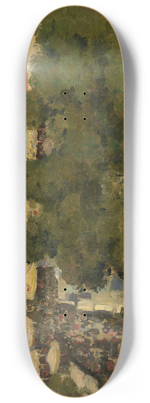 Henri Evenepoel - Sunday Fair at Les Invalides 8.25 inch art skate deck