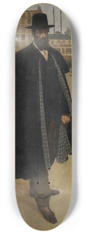 Henri Evenepoel - The Spaniard in Paris 8.25 inch art skate deck