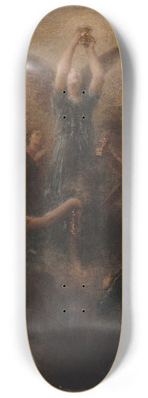 Henri Fantin-Latour - Le Graal. Prlude de Lohengrin 8.25 inch art skate deck