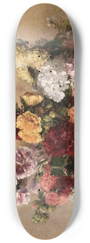Henri Fantin-Latour - Malvenstrauss 8.25 inch art skate deck