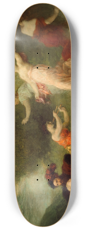 Henri Fantin-Latour - Tannhuser on the Venusberg 8.25 inch art skate deck Henri Fantin-Latour - Tannhuser on the Venusberg 8.25 inch art skate deck