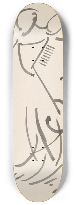 Henri Gaudier-Brzeska - Dancing Figure 8.25 inch art skate deck Henri Gaudier-Brzeska - Dancing Figure 8.25 inch art skate deck