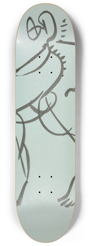 Henri Gaudier-Brzeska - Dancing Figure 8.25 inch art skate deck