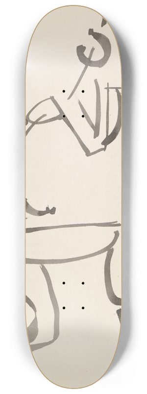 Henri Gaudier-Brzeska - Figure Study 8.25 inch art skate deck Henri Gaudier-Brzeska - Figure Study 8.25 inch art skate deck