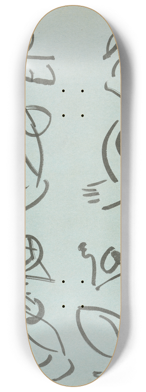 Henri Gaudier-Brzeska - Four Studies of Dancing Figures. 8.25 inch art skate deck Henri Gaudier-Brzeska - Four Studies of Dancing Figures. 8.25 inch art skate deck