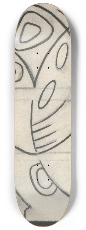 Henri Gaudier-Brzeska - Relief Design of an Abstract Female Figure 8.25 inch art skate deck Henri Gaudier-Brzeska - Relief Design of an Abstract Female Figure 8.25 inch art skate deck