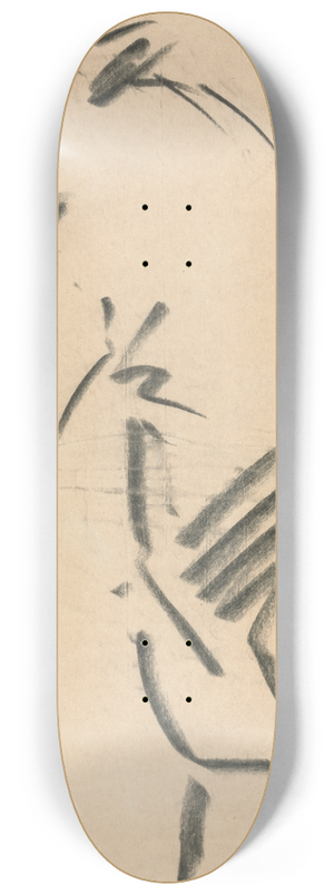 Henri Gaudier-Brzeska - Three-quarter View of a Lioness 8.25 inch art skate deck