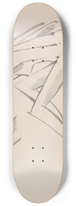 Henri Gaudier-Brzeska - Two Figure Studies 8.25 inch art skate deck