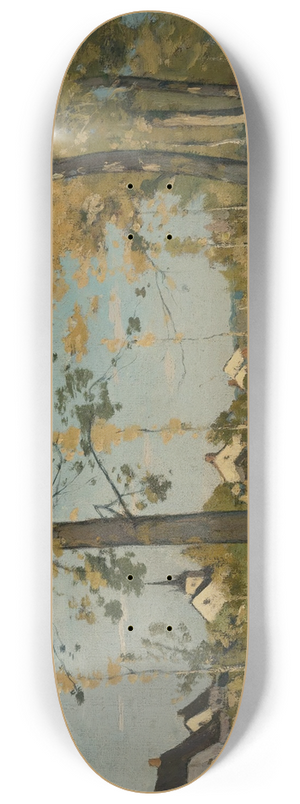 Henri-Joseph Harpignies - Autumn At Saint-Priv 8.25 inch art skate deck