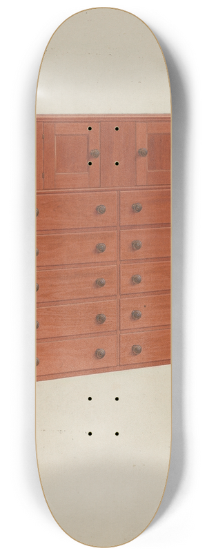 Alfred H. Smith - Shaker Chest of Drawers 8.25 inch art skate deck