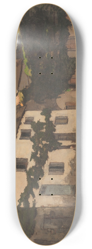 Henri-Joseph Harpignies - Maison  Hrisson 8.25 inch art skate deck Henri-Joseph Harpignies - Maison  Hrisson 8.25 inch art skate deck
