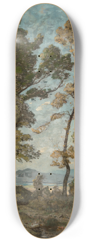 Henri-Joseph Harpignies - Paysage du midi 8.25 inch art skate deck