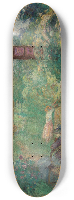 Henri Lebasque - Femmes et enfants dans un jardin en t 8.25 inch art skate deck
