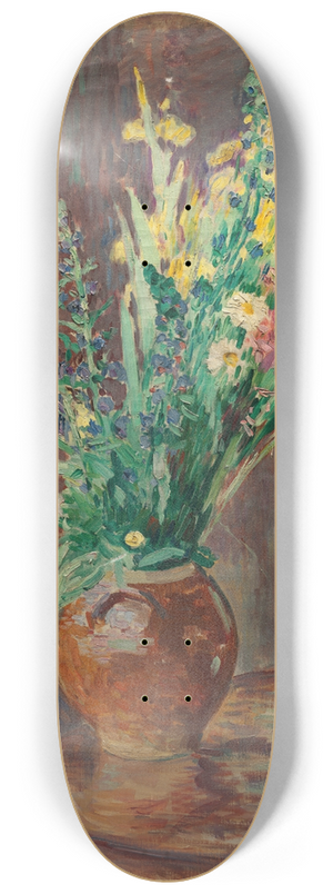 Henri Lebasque - Gerbe de fleurs dans un pot 8.25 inch art skate deck Henri Lebasque - Gerbe de fleurs dans un pot 8.25 inch art skate deck