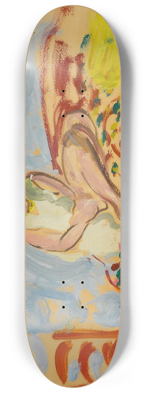 Henri Lebasque - Jeune fille au turban vert assise sur un sofa 8.25 inch art skate deck Henri Lebasque - Jeune fille au turban vert assise sur un sofa 8.25 inch art skate deck