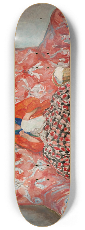 Henri Lebasque - Jeune Fille Cousant Sur Un Canap 8.25 inch art skate deck Henri Lebasque - Jeune Fille Cousant Sur Un Canap 8.25 inch art skate deck
